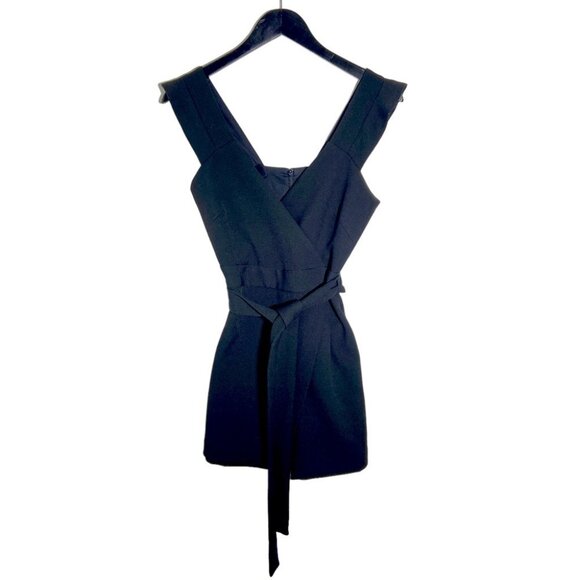 NWT Maje Ibora Belted Romper Black Size 34 - Picture 3 of 9